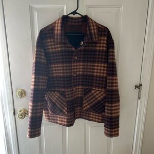 Charlie B Reversible Plaid Jacket